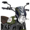 CUPOLINO RETRO PUIG COMPATIBILE PER DUCATI SCRAMBLER 800 ICON DARK 2021 > 2025 FUME CHIARO  RICONDIZIONATO 8192H