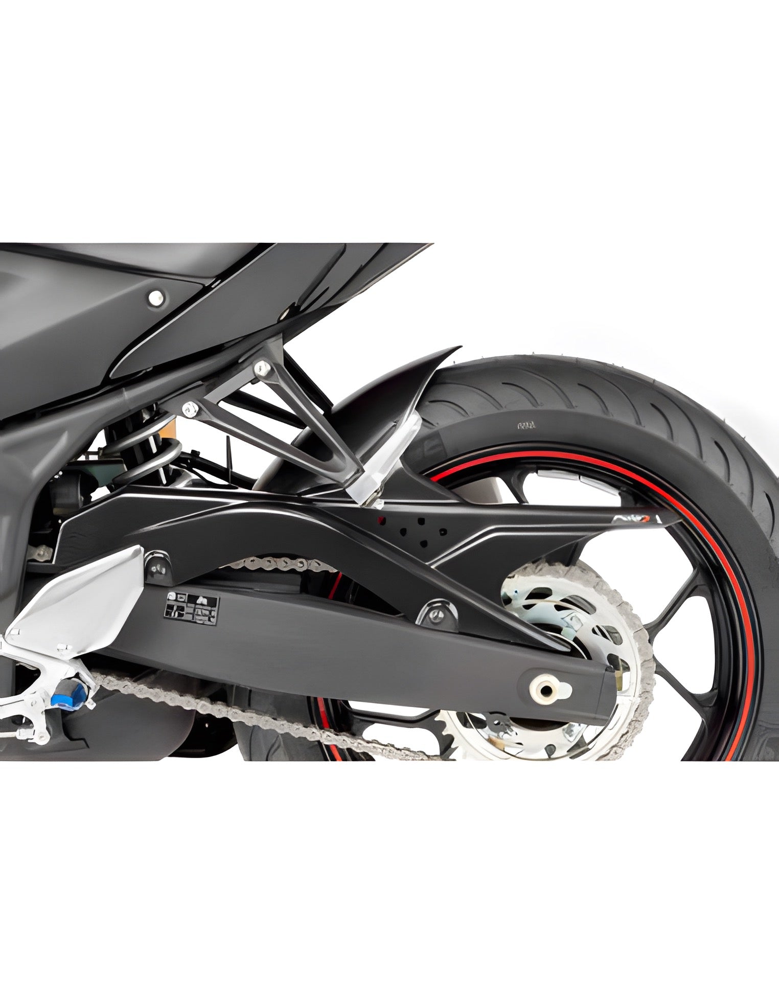 PARAFANGO POSTERIORE PUIG COMPATIBILE PER YAMAHA YZF-R3 300 2025 CARBON LOOK 8558C