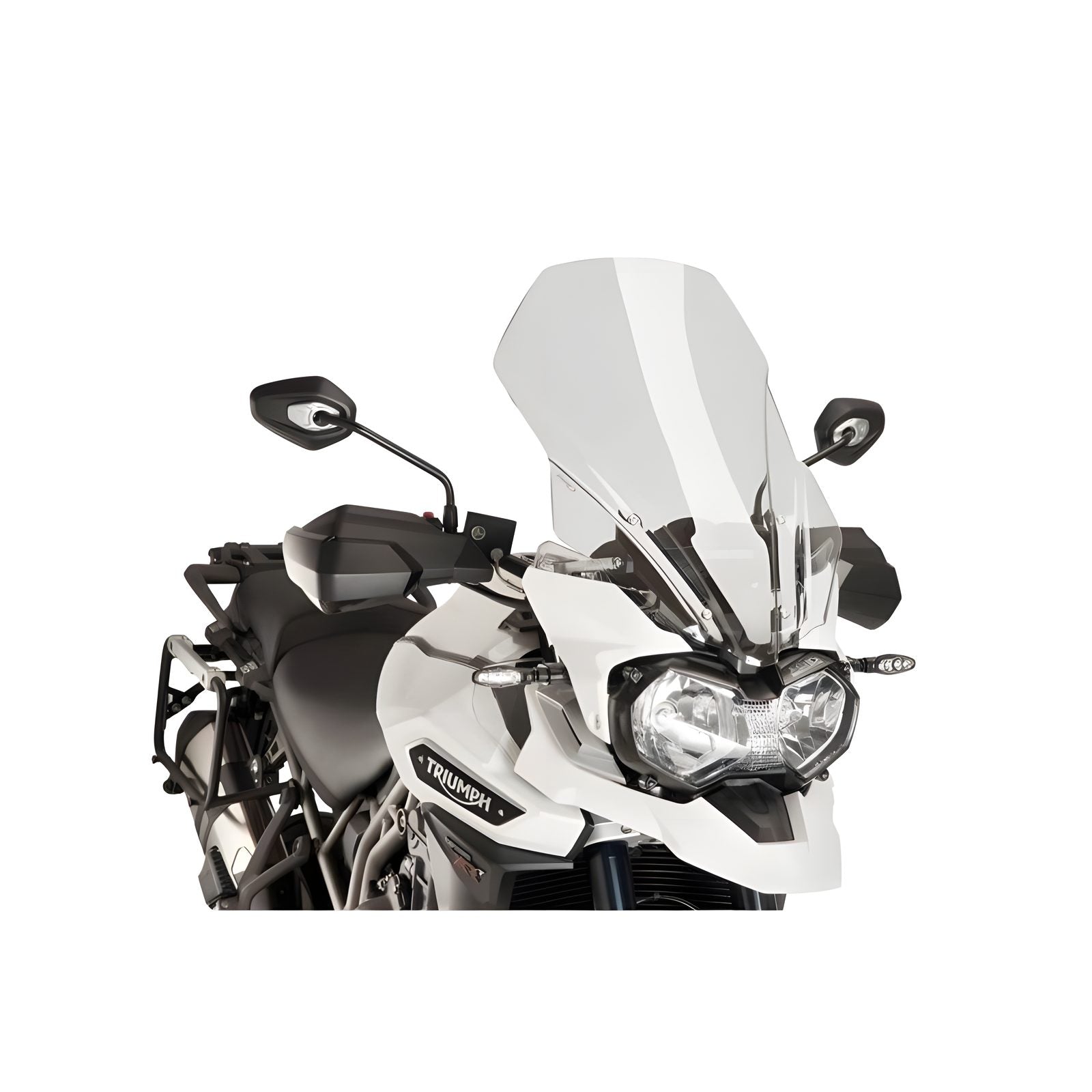 CUPOLINO TOURING PUIG COMPATIBILE PER TRIUMPH TIGER 1200 EXPLORER-XC/XR/XRX/XRT/XCX/XCA 2016 > 2017 TRASPARENTE 8915W