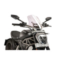 CUPOLINO NAKED N.G. TOURING REGOLABILE PUIG COMPATIBILE PER DUCATI X DIAVEL 1200 S 2019 > 2024 TRASPARENTE 8922W