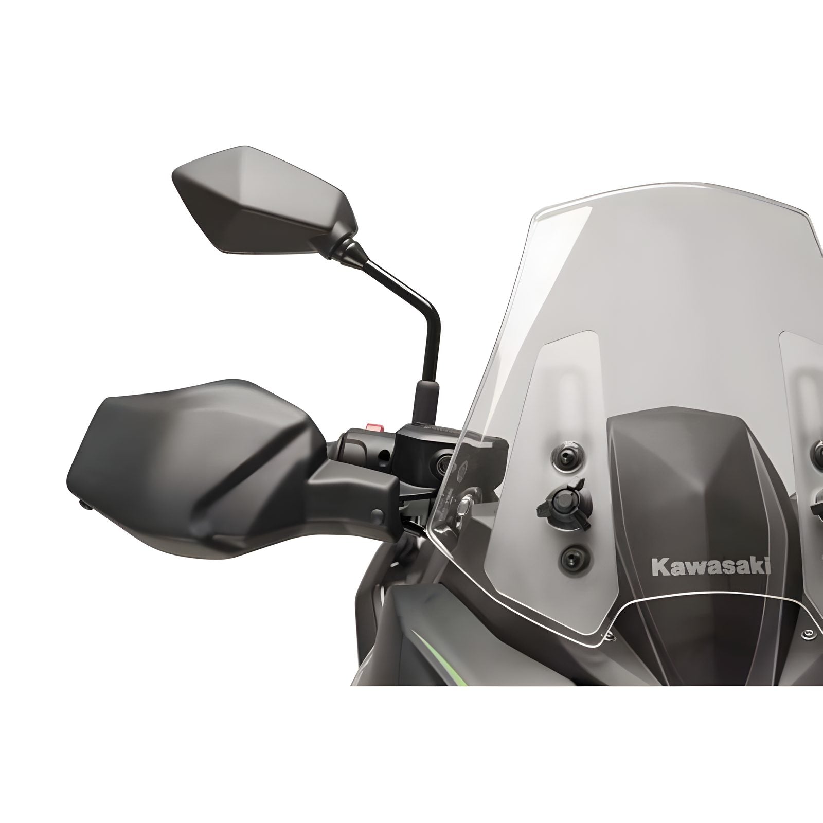 PARAMANI PUIG COMPATIBILE PER KAWASAKI VERSYS 1000 2015 > 2018 NERO OPACO COPPIA 8951J