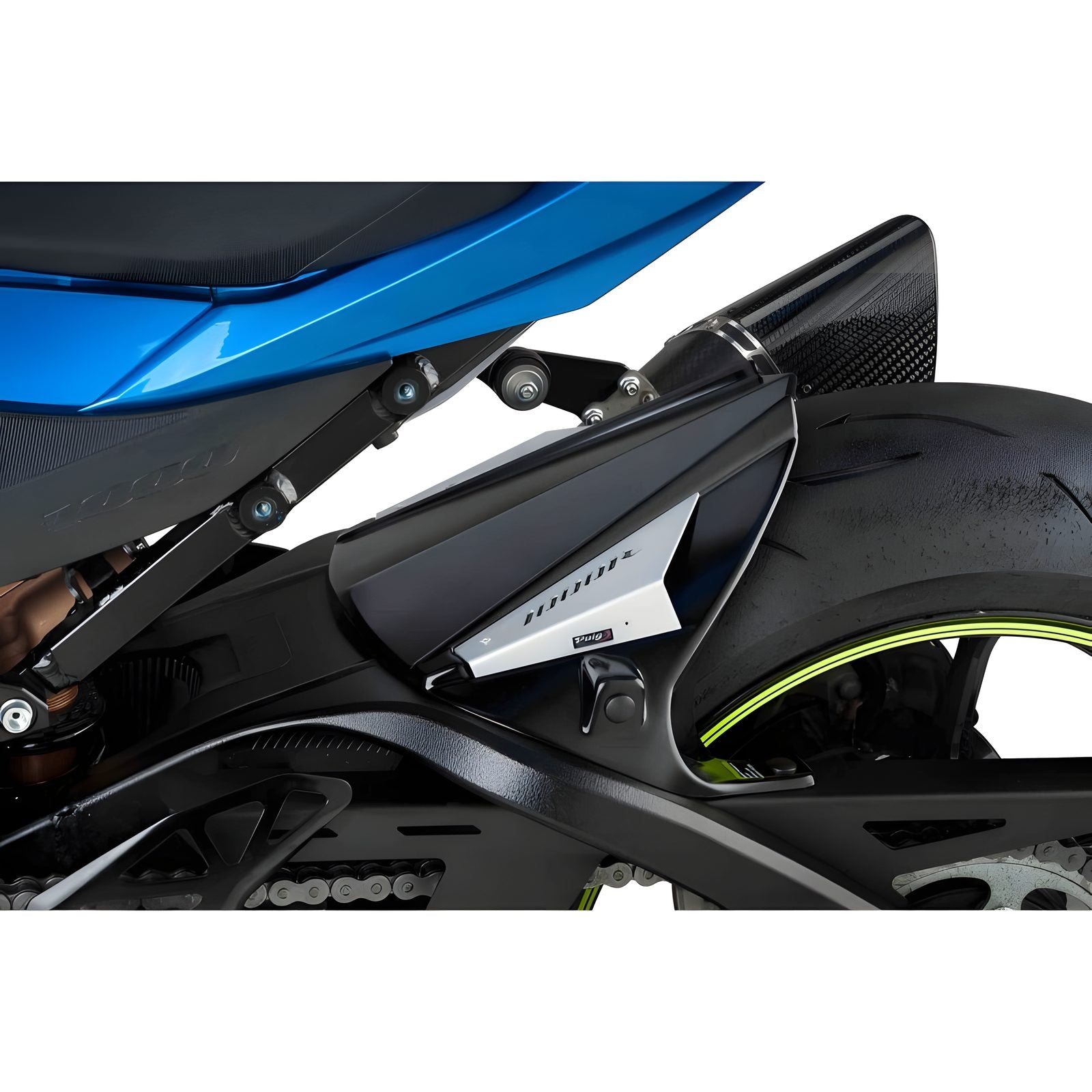 PARAFANGO POSTERIORE PUIG COMPATIBILE PER SUZUKI GSX-R 1000/R 2017 > 2021 NERO OPACO 8999J