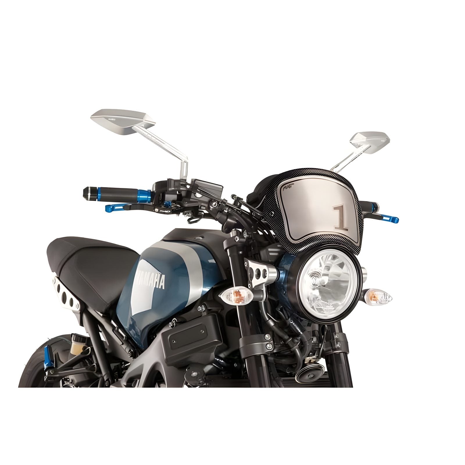 CARENATURA FRONTALE PUIG COMPATIBILE PER YAMAHA XSR 900 2016 > 2021 CARBON LOOK 9168C