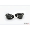 TAMPONI PARATELAIO MOD. R19 PUIG COMPATIBILE PER KAWASAKI Z 650 RS 2022 > 2024 NERO COPPIA 9355N