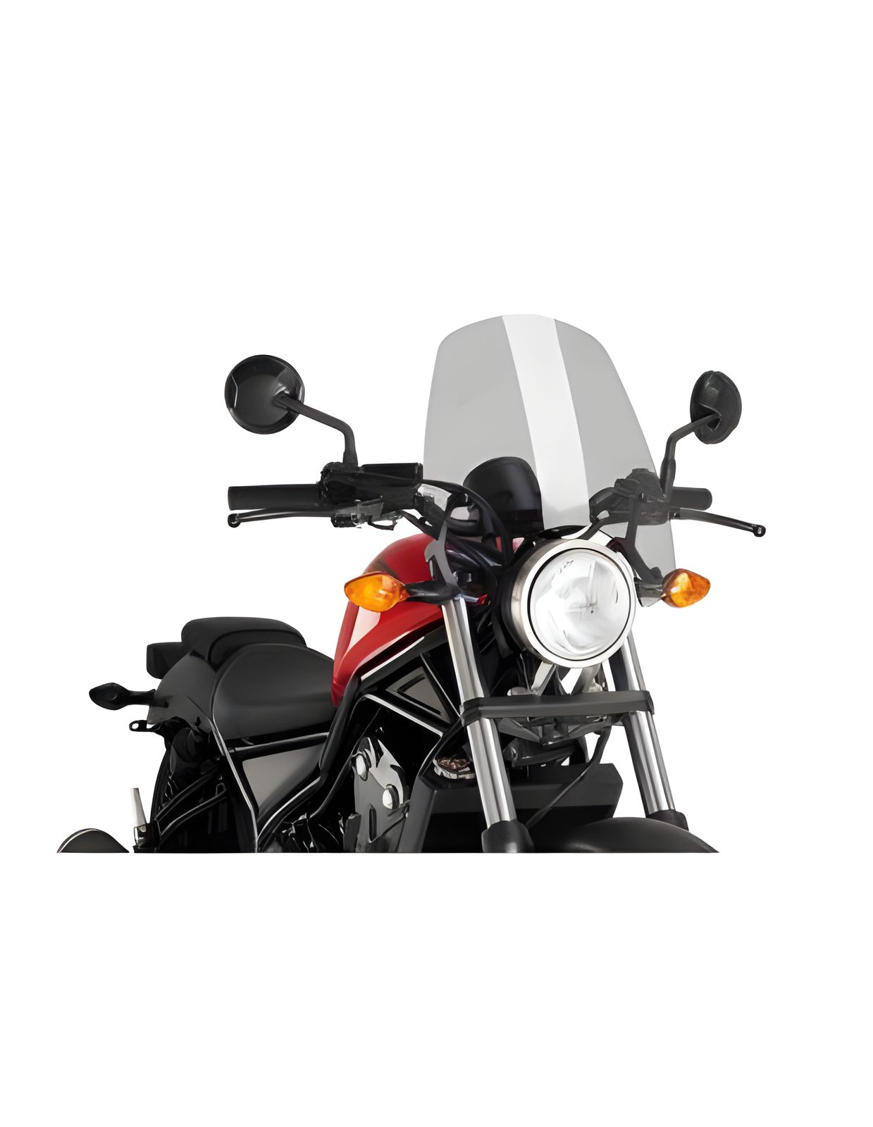 CUPOLINO NAKED N.G. TOURING PUIG COMPATIBILE PER HONDA REBEL CMX500 SE 2025 FUME CHIARO 9462H