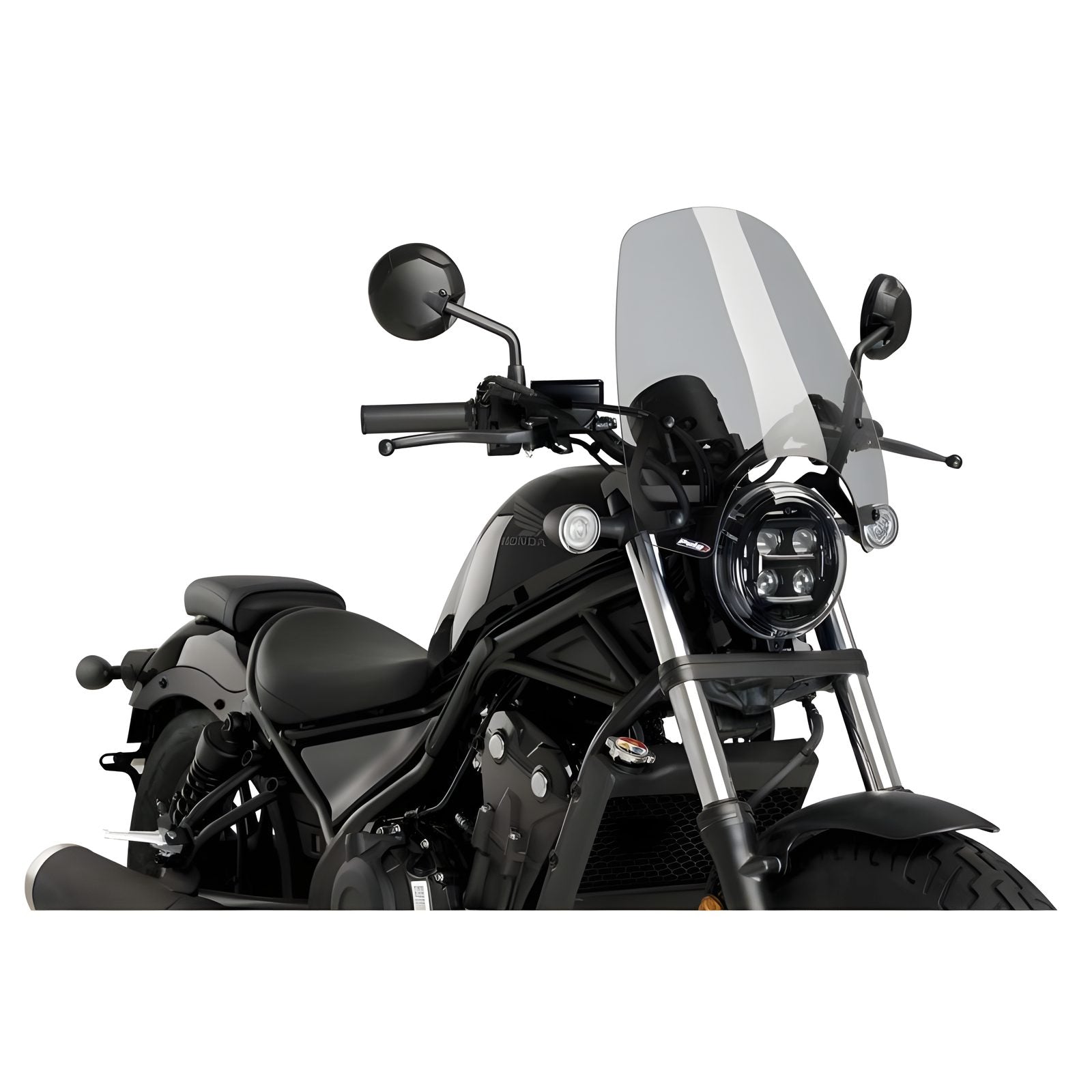 CUPOLINO NAKED N.G. TOURING PUIG COMPATIBILE PER HONDA REBEL CMX500 2017 > 2019 FUME CHIARO 9462H