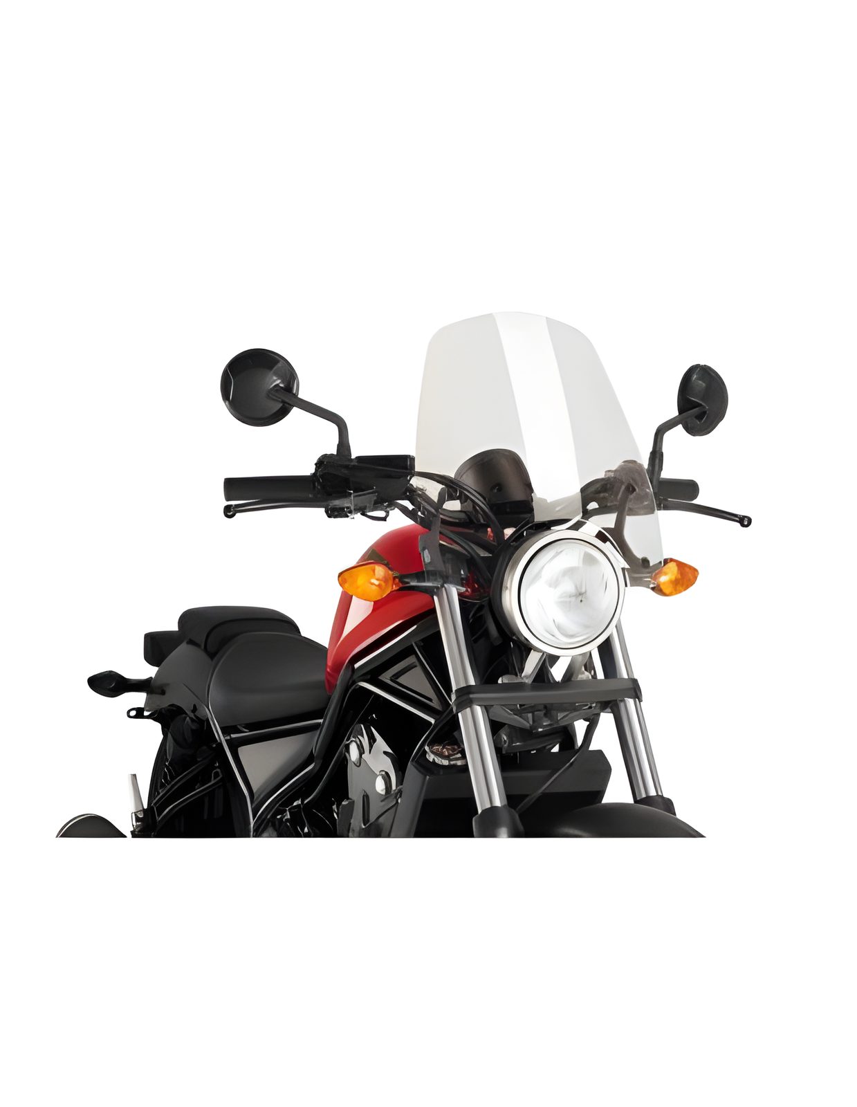 CUPOLINO NAKED N.G. TOURING PUIG COMPATIBILE PER HONDA REBEL CMX500 SE 2025 TRASPARENTE 9462W