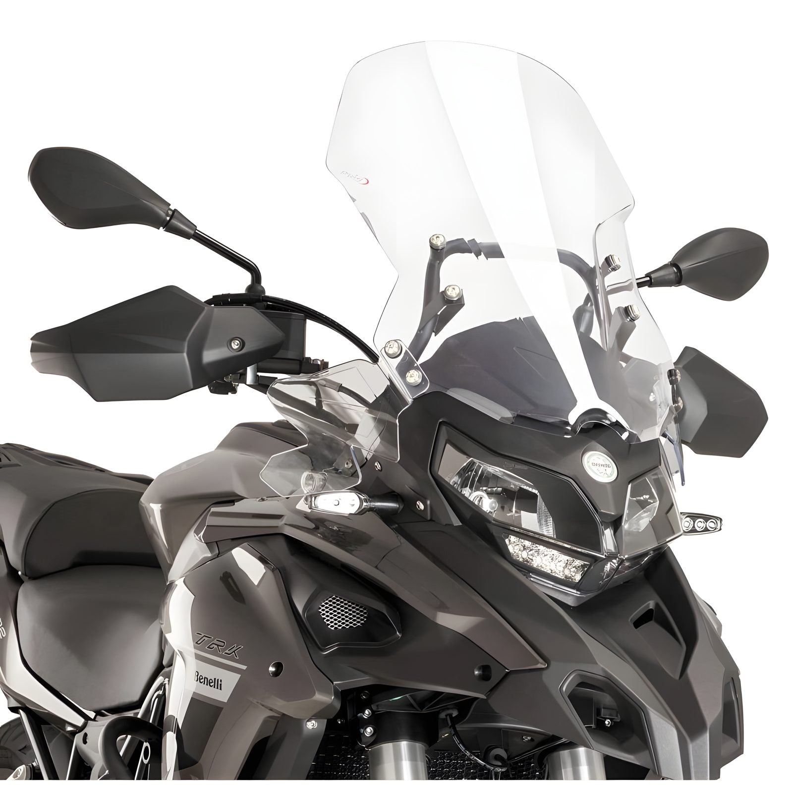 CUPOLINO TOURING PUIG COMPATIBILE PER QJ SRT 700 X ON ROAD 2023 > 2025 TRASPARENTE 9485W