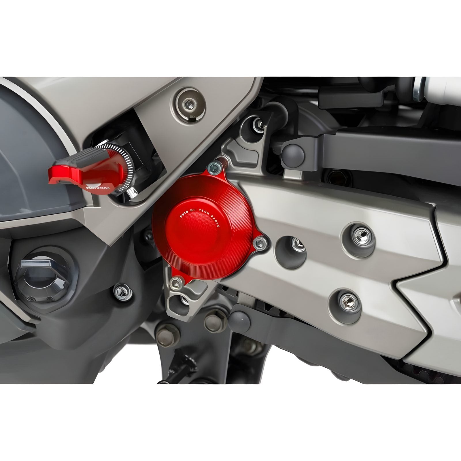 COPRI-PERNO FORCELLONE PUIG COMPATIBILE PER KYMCO AK 550 2017 > 2022 ROSSO 9547R