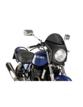 CUPOLINO SEMICARENATO PUIG COMPATIBILE PER TRIUMPH BONNEVILLE 1200 T120 BLACK 2021 > 2026 NERO 9553F