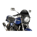 CUPOLINO SEMICARENATO PUIG COMPATIBILE PER TRIUMPH STREET TWIN 900 GOLD LINE 2021 > 2022 NERO 9553N