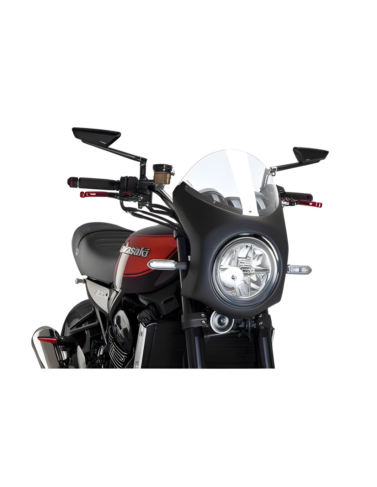 CUPOLINO SEMICARENATO PUIG COMPATIBILE PER KAWASAKI Z 900 RS SE 2026 TRASPARENTE 9595W