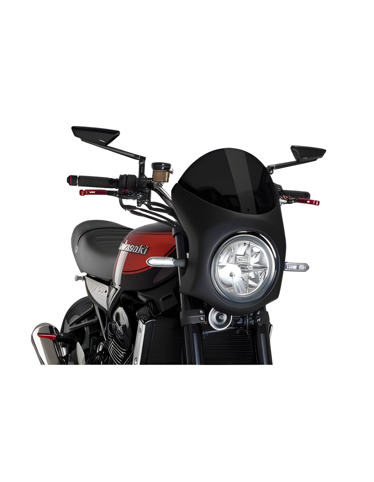 CUPOLINO SEMICARENATO PUIG COMPATIBILE PER KAWASAKI Z 900 RS SE 2026 FUME SCURO 9596F