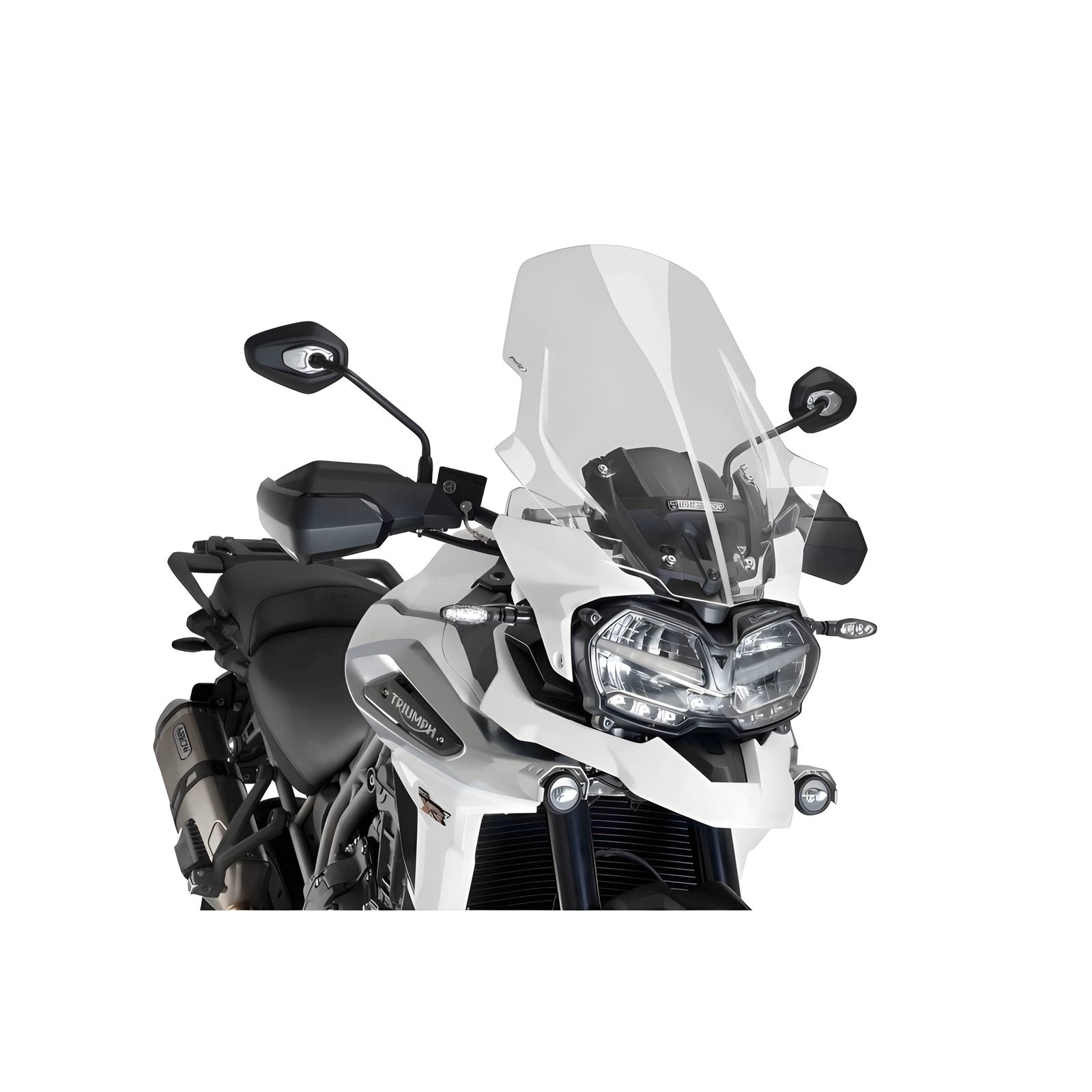 CUPOLINO TOURING PUIG COMPATIBILE PER TRIUMPH TIGER 1200 EXPLORER-XC/XR/XRX/XRT/XCX/XCA 2018 > 2020 TRASPARENTE 9613W