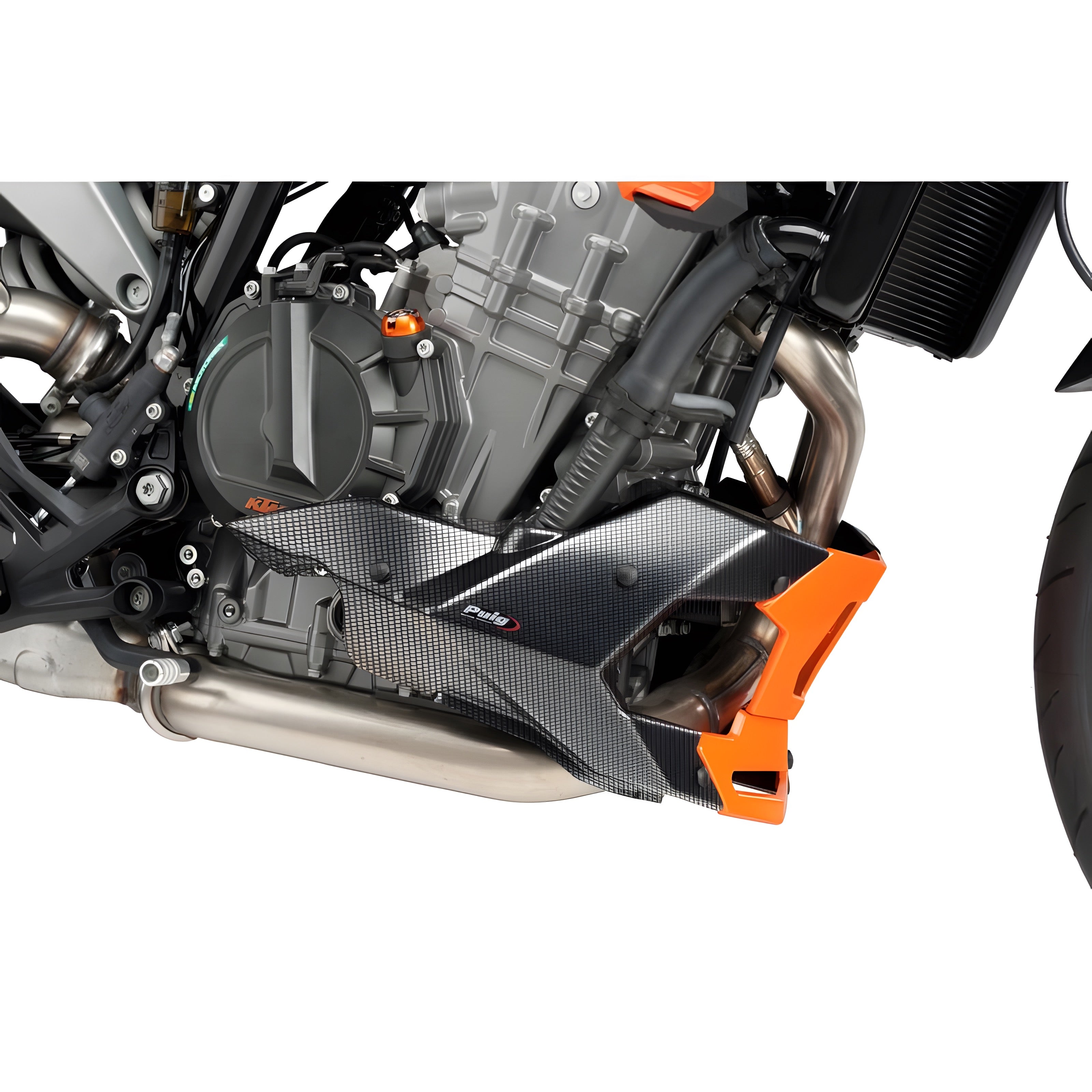 PUNTALE PUIG COMPATIBILE PER KTM DUKE 890 R 2020 > 2024 CARBON LOOK 9669C
