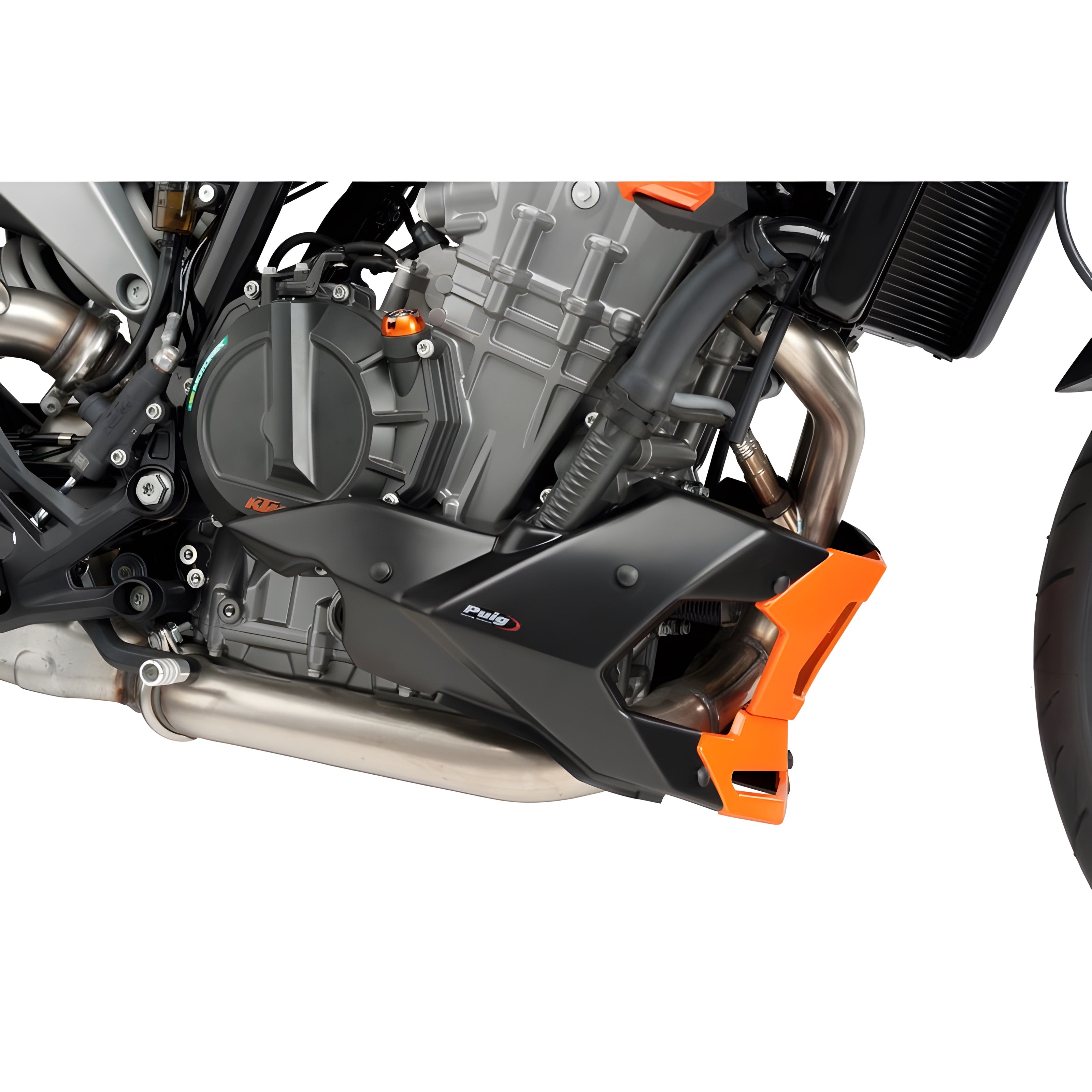 PUNTALE PUIG COMPATIBILE PER KTM DUKE 890 R 2020 > 2024 NERO OPACO 9669J