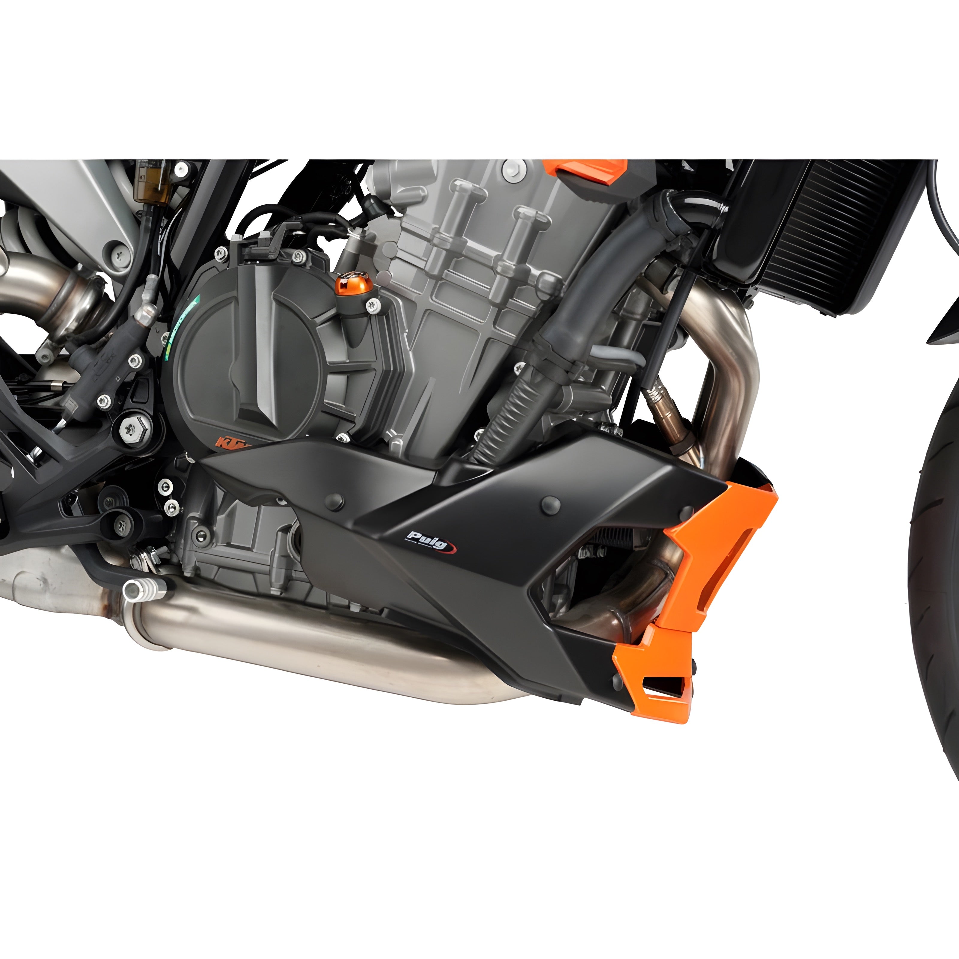 PUNTALE PUIG COMPATIBILE PER KTM DUKE 890 2021 > 2023 NERO OPACO 9669J
