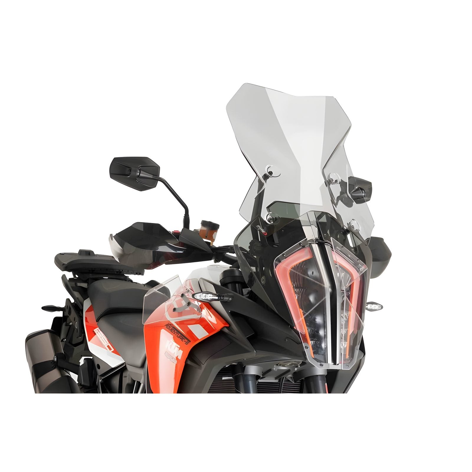 CUPOLINO TOURING PUIG COMPATIBILE PER KTM SUPER ADVENTURE 1290 R/S 2017 > 2020 FUME CHIARO 9717H