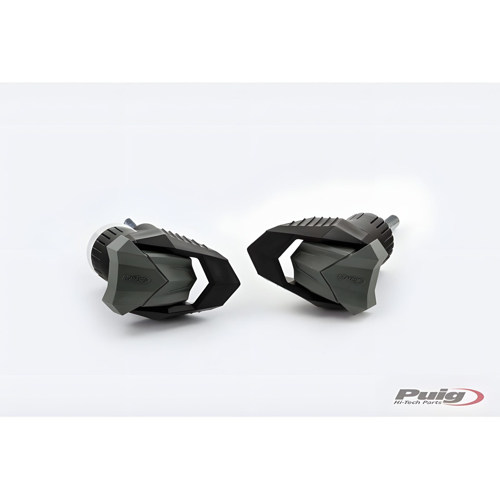 TAMPONI PARATELAIO MOD. R12 PUIG COMPATIBILE PER HONDA CB 1000 R NEO SPORTS CAFE 2018 > 2020 NERO COPPIA 9753N