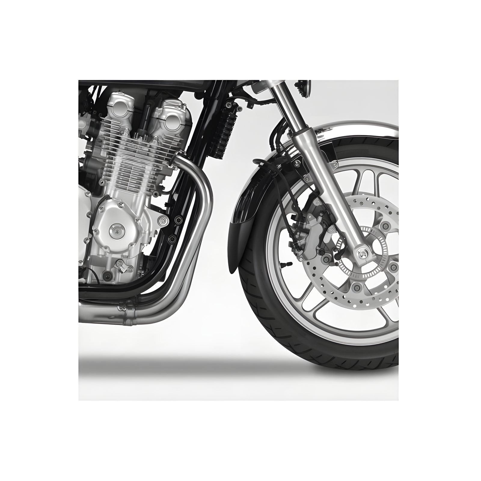 ESTENSIONE PARAFANGO ANTERIORE PUIG COMPATIBILE PER HONDA CB 1100 2013 > 2014 NERO OPACO 9820N