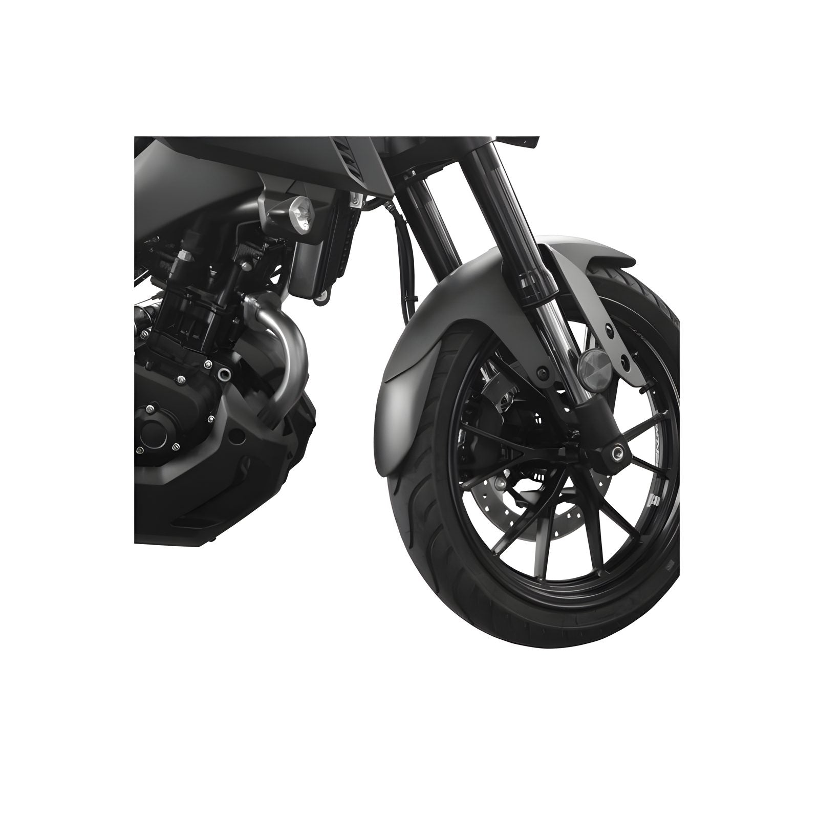 ESTENSIONE PARAFANGO ANTERIORE PUIG COMPATIBILE PER YAMAHA MT-125  2015 > 2019 NERO OPACO  RICONDIZIONATO 9834N