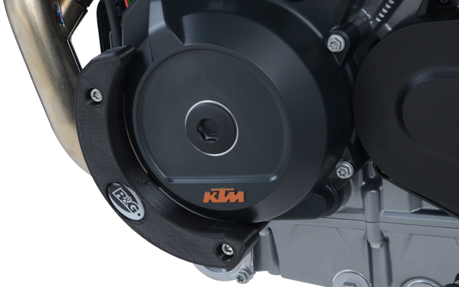 R&G PROTEZIONE CARTER MOTORE PER KTM 890 DUKE R 2020 SINGOLO NERO ECS0128BK