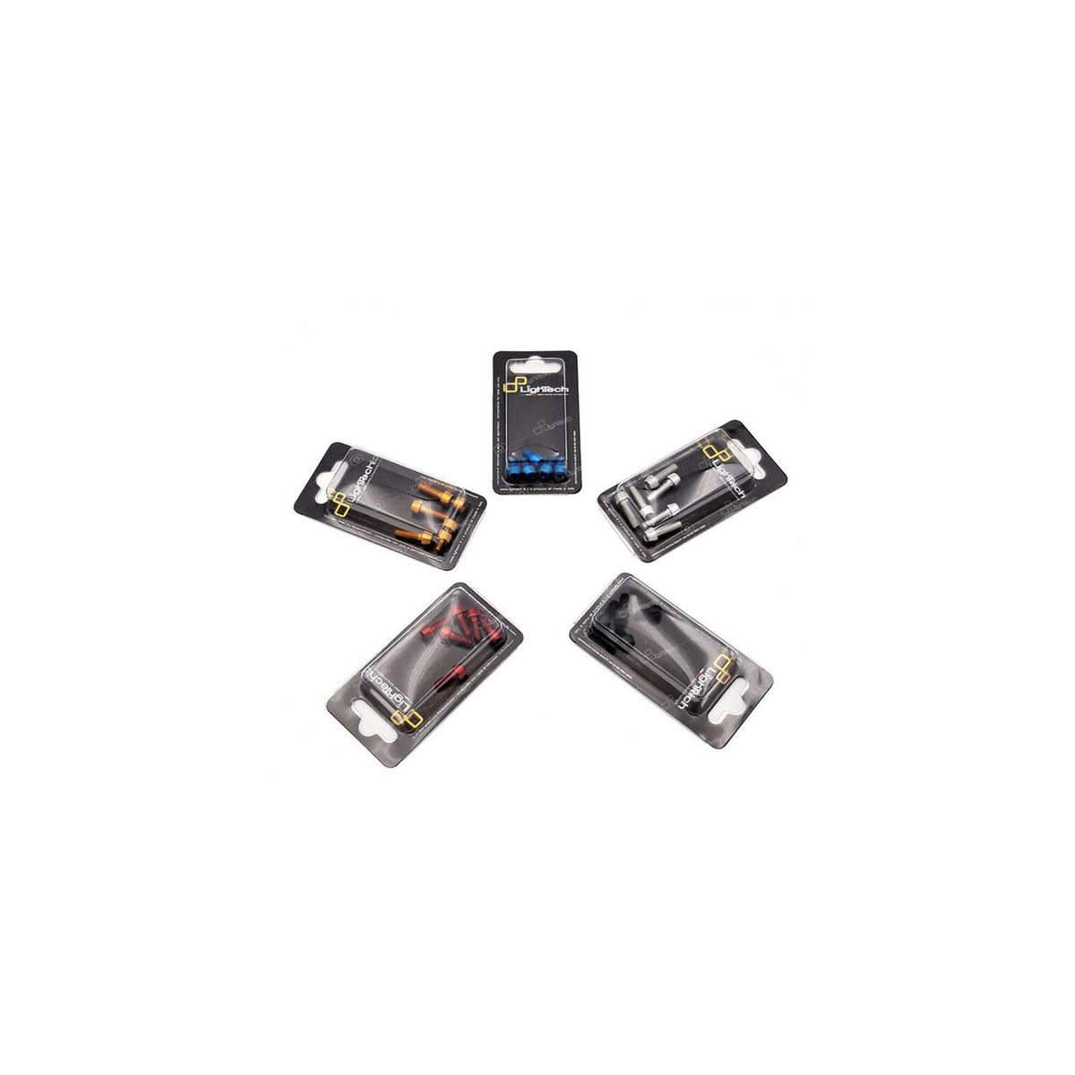 KIT VITI SERBATOIO ERGAL LIGHTECH COMPATIBILE PER KAWASAKI ZX10R 2004 > 2010 5 PZ COBALTO KTK1COB