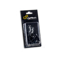 KIT VITI TELAIO LIGHTECH COMPATIBILE PER BMW S 1000 RR 2009 2010 2011 2012 2013 2014 NERO LUCIDO 0B1TNER