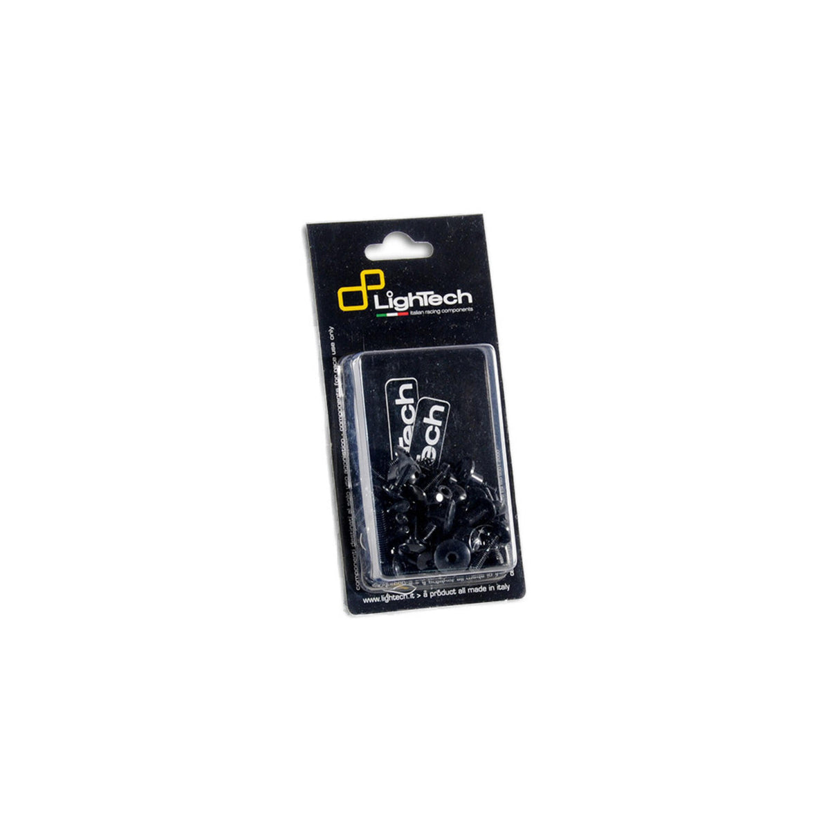 KIT VITI TELAIO ERGAL LIGHTECH COMPATIBILE PER YAMAHA R1 2015 > 2020 27 PZ NERO 5Y1TNER