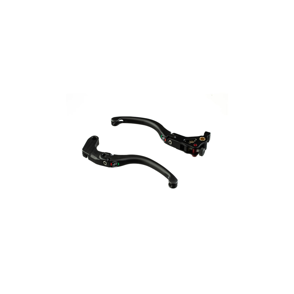 KIT LEVE FRENO / FRIZIONE MAGNESIO/ALLUMINIO TIPO H LIGHTECH COMPATIBILE PER SUZUKI GSX R750 2006 > 2017 NERO KLEV113H