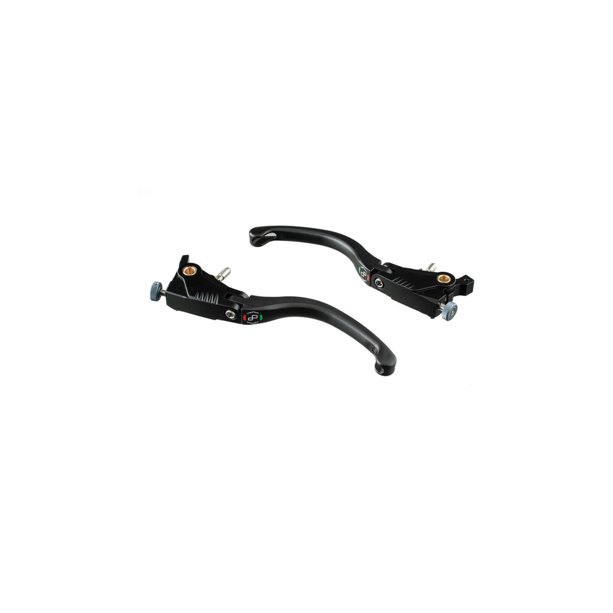 KIT LEVE FRENO / FRIZIONE MAGNESIO/ALLUMINIO TIPO H LIGHTECH COMPATIBILE PER DUCATI MONSTER 1200 S 2014 > 2020 NERO KLEV137H