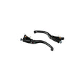 KIT LEVE FRENO / FRIZIONE MAGNESIO/ALLUMINIO TIPO H LIGHTECH COMPATIBILE PER DUCATI PANIGALE 1199 2012 > 2016 NERO KLEV137H