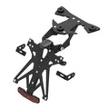 KIT PORTA TARGA LIGHTECH COMPATIBILE PER BMW HP5 2009 2010 2011 2012 2013 2014 2015 2016 2017 2018 NERO KTARBM105A1