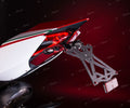KIT PORTA TARGA LIGHTECH COMPATIBILE PER DUCATI PANIGALE 899 2012 2013 2014 2015 2016 2017 NERO KTARDU109A1