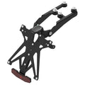 KIT PORTA TARGA LIGHTECH COMPATIBILE PER HONDA HORNET 600 2011 2012 2013 NERO KTARHO108A1