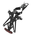 KIT PORTA TARGA LIGHTECH COMPATIBILE PER HONDA CBR 1000 RR 2010 2011 2012 2013 2014 2015 2016 NERO KTARHO109A1