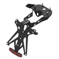 KIT PORTA TARGA LIGHTECH COMPATIBILE PER HUSQVARNA NUDA 900 2011 2012 2013 NERO KTARHU101A1