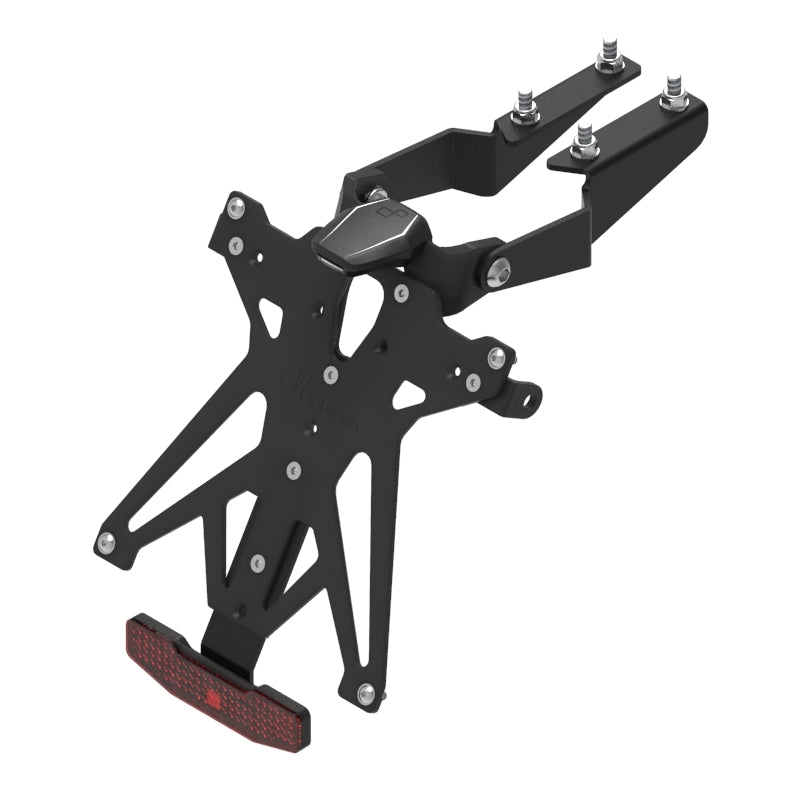 KIT PORTA TARGA LIGHTECH COMPATIBILE PER KAWASAKI Z 1000 2014 2015 2016 2017 2018 2019 2020 NERO KTARKA119A1