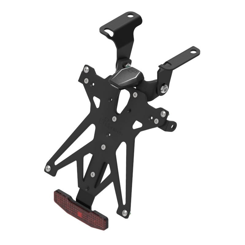 KIT PORTA TARGA LIGHTECH COMPATIBILE PER SUZUKI GSX-R 1000 2005 2006 2007 2008 NERO KTARSU101A1