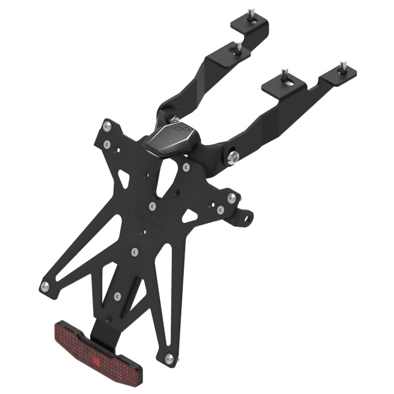 KIT PORTA TARGA LIGHTECH COMPATIBILE PER SUZUKI GSR 750 2011 2012 2013 2014 2015 2016 NERO KTARSU110A1