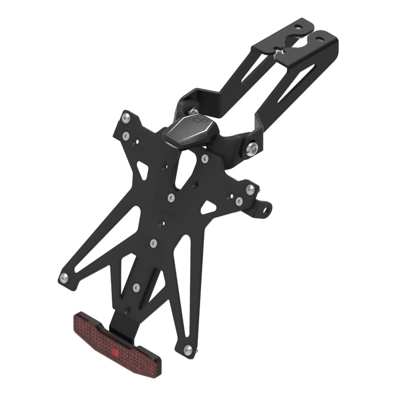 KIT PORTA TARGA LIGHTECH COMPATIBILE PER YAMAHA YZF-R1 2009 2010 2011 2012 2013 2014 NERO KTARYA104A1