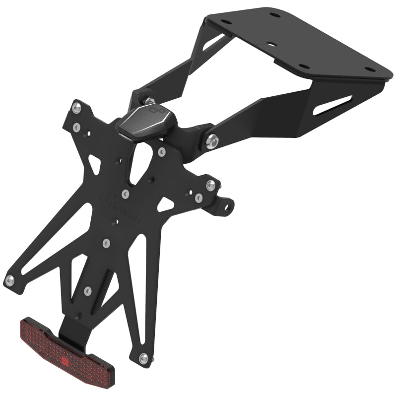 KIT PORTA TARGA LIGHTECH COMPATIBILE PER YAMAHA MT-03 300 2015 2016 2017 2018 2019 2020 NERO KTARYA120A1