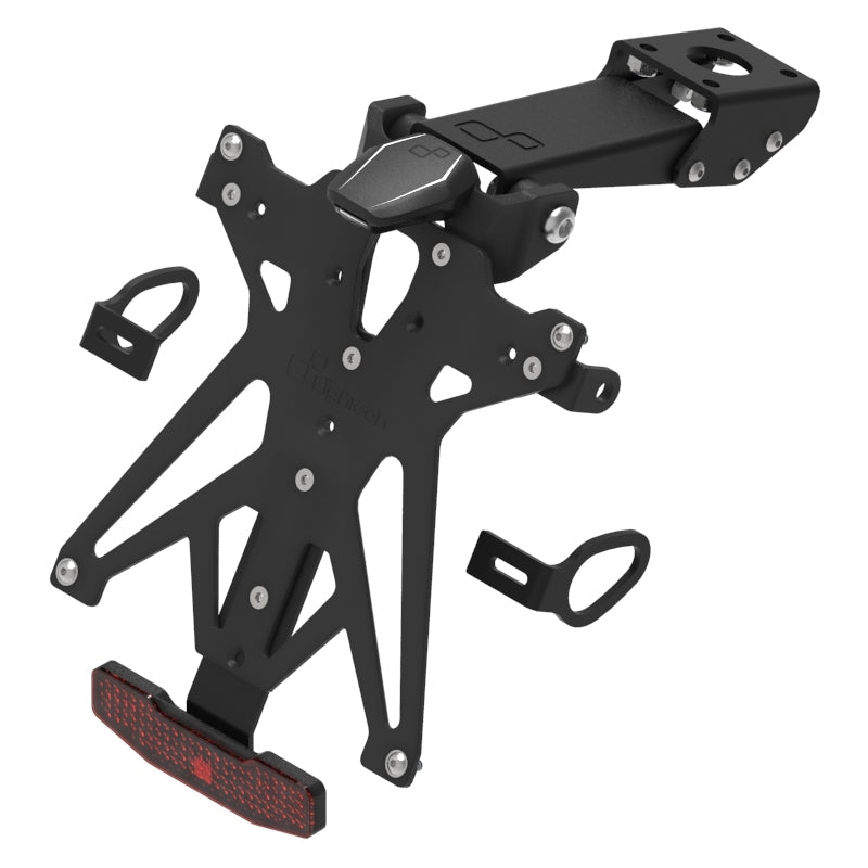 KIT PORTA TARGA LIGHTECH COMPATIBILE PER YAMAHA YZF-R6 2017 2018 2019 2020 2021 2022 2023 NERO KTARYA122A1