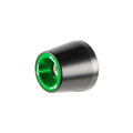 CONTRAPPESI MANUBRIO IN ALLUMINIO CNC SERIE 200 LIGHTECH COMPATIBILE PER YAMAHA MT 09 SP 2021 > 2023 COPPIA VERDE KTM211VER