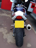 R&G PORTATARGA COMPATIBILE PER SUZUKI GSX-R1000 2003 2004 LP0007BK NERO