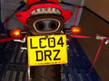 R&G PORTATARGA COMPATIBILE PER HONDA CBR600RR 2003 > 2006 LP0008BK NERO