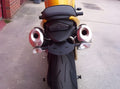 R&G PORTATARGA COMPATIBILE PER TRIUMPH SPEED TRIPLE 2005 > 2007 LP0014BK NERO