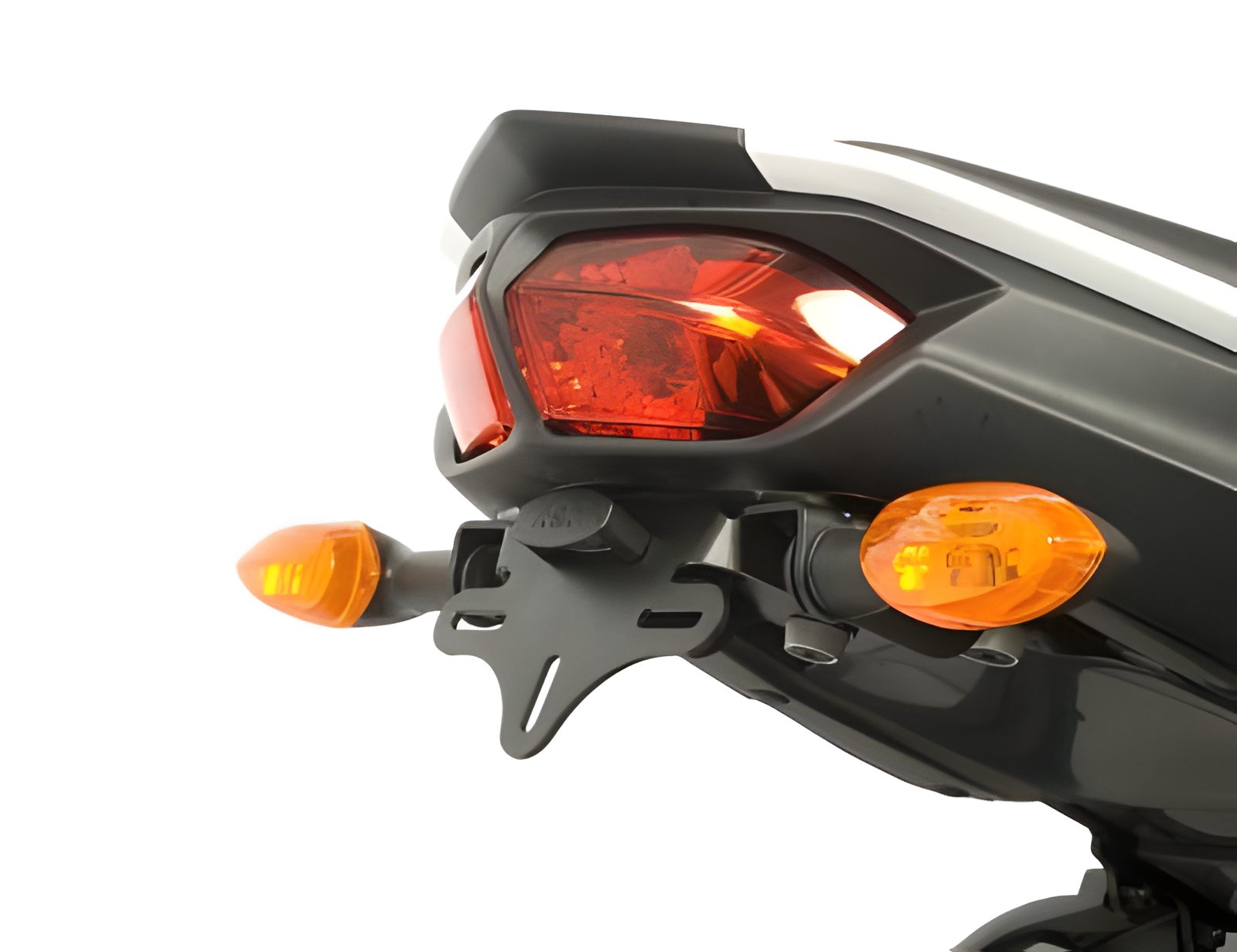 R&G PORTATARGA COMPATIBILE PER YAMAHA FZ1-N 2006 > 2016 LP0024BK NERO