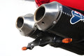 R&G PORTATARGA COMPATIBILE PER DUCATI 1098S 2007 2008 LP0041BK NERO