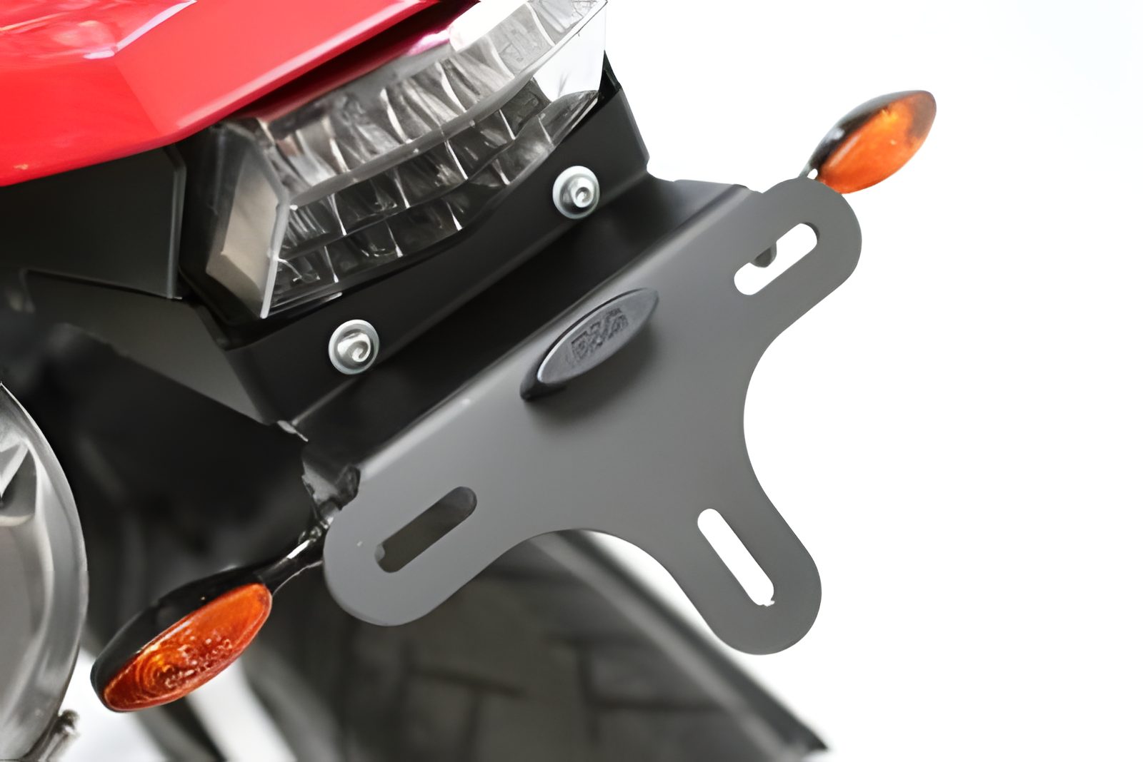 R&G PORTATARGA COMPATIBILE PER BMW G650 X CHALLENGE TUTTI GLI ANNI LP0049BK NERO
